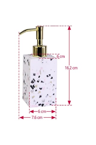 200ml El Yıkama Sıvısı Şişesi Terrazzo Desen Banyo Malzemeleri Losyon Şişesi Sabun Şişesi Taşınabilir Sabunluklar