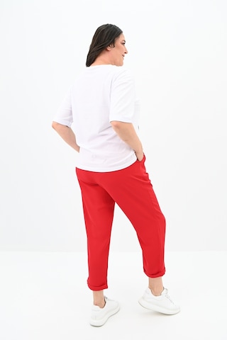 Kadın Büyük Beden Baskı Detaylı T-shirt Takım 8105-24 001