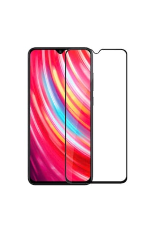 Xiomi Redmı Note 8 Pro Black 5d Tam Kaplayan Kırılmaz Ekran Koruyucu Full Cam