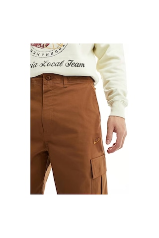 Nike Club Chino Woven Trousers Canvas Cargo Pant Dokuma Canvas Kargo Cepli Pantalon Kahverengi Kahverengi