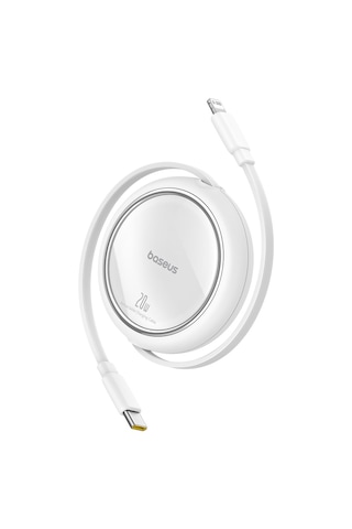 Baseus Free2pull 20w Usb-c To Lightning Kablo, Beyaz 100 Cm