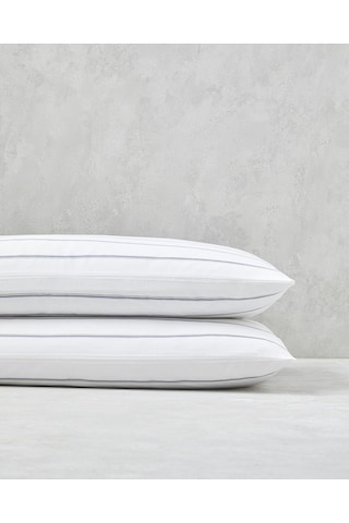 English Home Serene Stripes Pamuklu 2'li Yastık Kılıfı 50x70 Cm Lacivert Lacivert