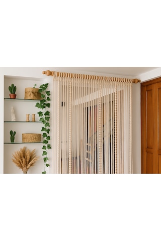 Makrome Çubuğu Ham Ahşap 100 Cm. Uzunluk 10 Mm. Çap 3 Adet