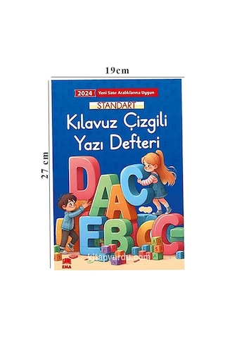 Güzel Yazı Defteri A4 Büyük Boy Fatih Jumbo Kurşun Kalem Sınav Silgisi Kalemtraş Yeni Müfredat Standart Klavuz Çizgili