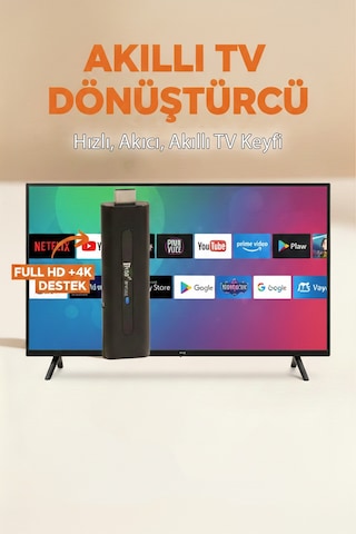 Android Tv Stick 4k Destekli Android 14 Dual Wifi Bluetooth Akıllı Tv Çözümü