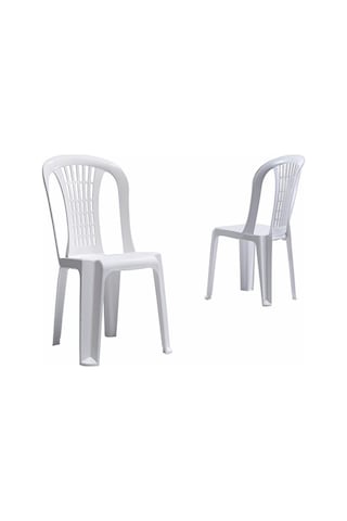 Arvenlive 4-6 Adet Gardelia Plastik Sandalye Lüx Kolsuz Plastik Sandalye