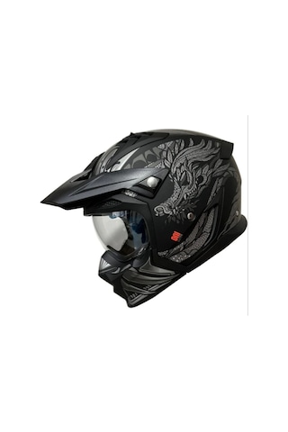Axxis Hunter SV Oni B2 Sport Modüler Motosiklet Kaskı Mat Gri