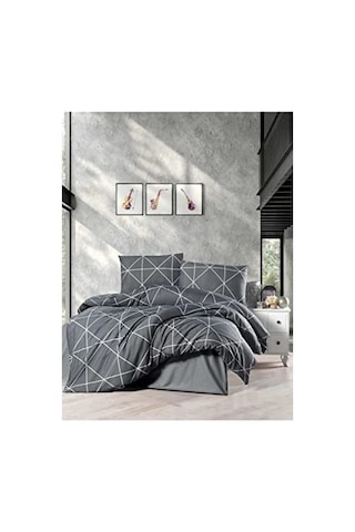 Çift Kişilik Nevresim Takımı - 200x220 Cm, Yüksek Kalite Ab Siyah Kedi