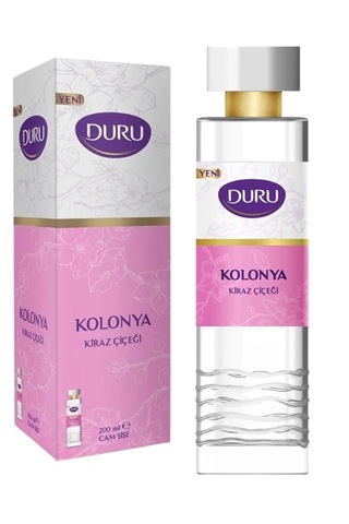 Duru Bodrum Mandalinası + Kiraz Çiçeği + Okyanus Tazeliği Cam Şişe Kolonya 3 x 200 ML