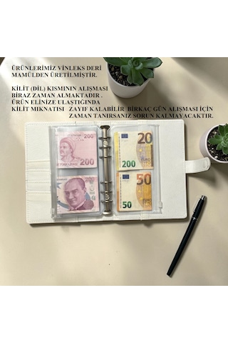Birikim Ajandası - Birikim Cüzdanı Bütçe Planlayıcı Ajanda Pembe