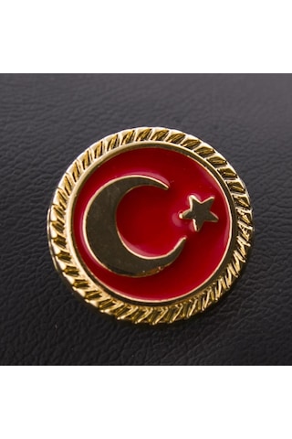 Ay Yıldız Yaka Rozet Çok Renkli 98783008