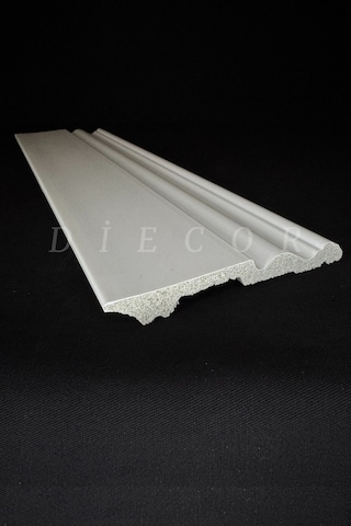 Diecor Dekoratif Boyanabilir 1 Adet 12 Cm Polistren Süpürgelik Model:xa242