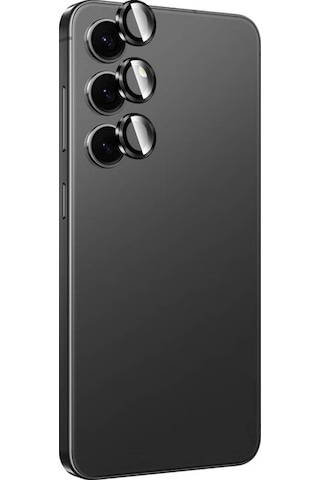 Kilifone - Samsung Uyumlu Galaxy S24 Plus - Kamera Lens Koruyucu Titanium Premium Temperli Koruyucu - Mor