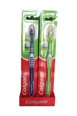 Colgate 12 Adet Colgate Premier Clean Diş Fırçası Orta