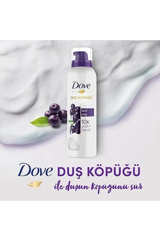 Dove Açai Yağı Duş Köpüğü 200 Ml X 2 Adet PKT.DOVE.040 Diğer