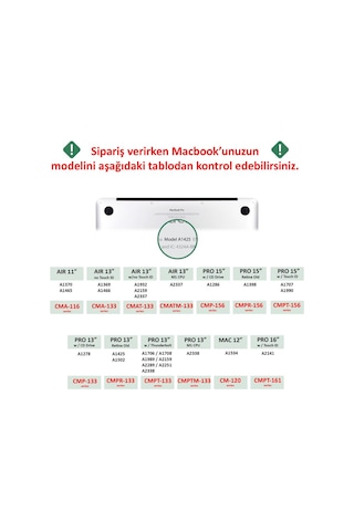 Apple Uyumlu MacBook Air 13" M1 A2337 Parlak Şeffaf Kılıf Koruyucu + Ekran Koruyucu Film
