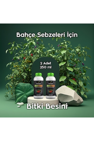 Bostan İkili 250 Ml 2 Adet Bahçe Sebzeleri Ve Hobi Bahçeciliği İçin Doğal Lezzet Ve Yüksek Verim 250 ML
