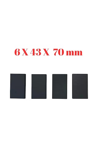 Bartech Kuru Süt Sağım Makinesi Kömür Paleti 6.00 43 70 Mm 4 Adet