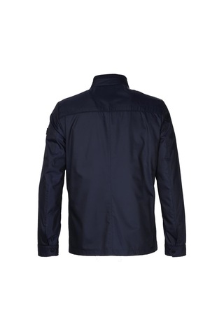Ncs Jeans Lacivert Erkek Dik Yaka Rüzgar Ve Su Itici Ön Cepli Slim Fit Mevsimlik Mont 4502-Lacivert
