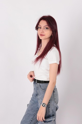 Busem S0016727 Kadın Bluz Ekru
