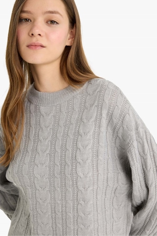Defacto Coool Regular Fit Bisiklet Yaka Triko Kazak T4518az25wngr210 Gri
