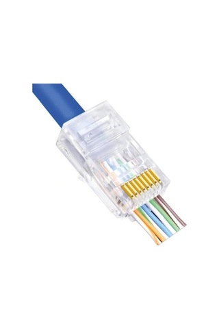 Hqspeed Yeni Nesil Ez Plug Rj45 Konnektör 100 Adet