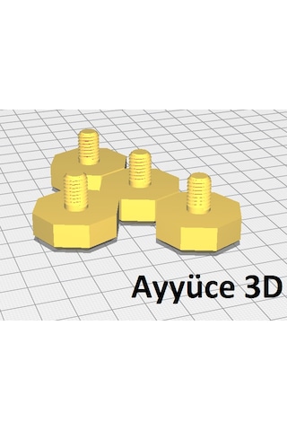Ayyüce 3d, Renault Kangoo Tavan Bagaj Bağlantı Vida Kapağı, Siyah