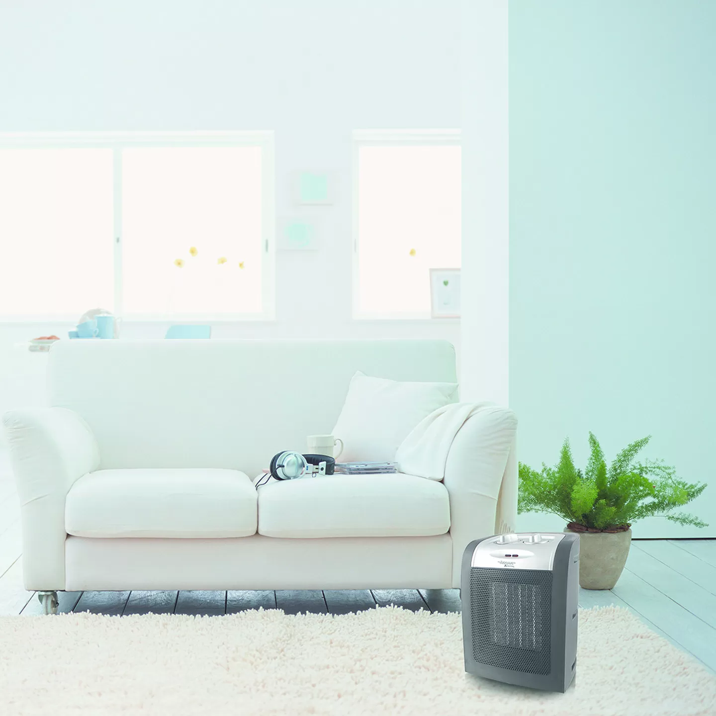 Kasaplus Voltomat 1800w Termostatlı Seramik Fanlı Isıtıcı 2 Kademeli + Fan Modu