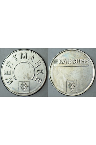 Karcher Wertmarke Yabancı Jeton 22 Mm.