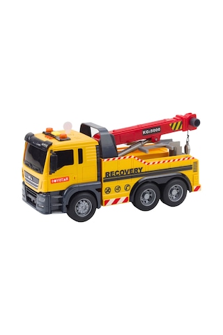 1:12 Sürtmeli Sesli Işıklı Oyuncak Vinç