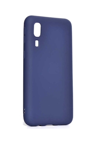 Samsung Uyumlu Galaxy A2 Core Kılıf Zore Premier Silikon Kapak Lacivert