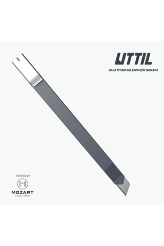 UTTIL Ptuk07-ns Cep Tipi 9 Mm Segmentsiz Metal Maket Bıçağı