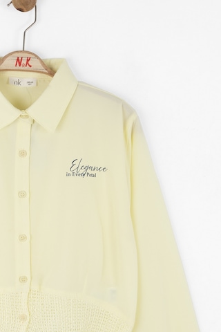Nk Kids 38816 Kız Çocuk Sarı Petal Gömlek Sarı