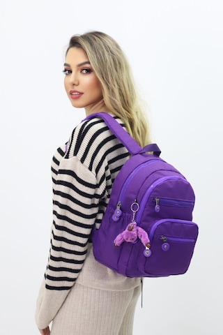 Sevimli Peluş Figürlü Günlük Kadın Sırt Çantası Şık, Kullanışlı, Okula Ve Seyahate Uygun Mor