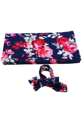 Dolıty Bebek Uyku Tulumu Pamuk Tavşan Kulakları Mavi-çiçek Mavi Çiçek Çok Renkli