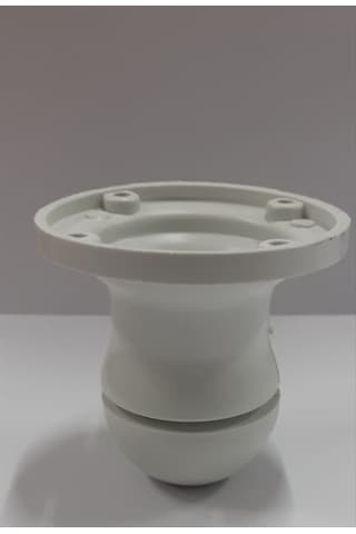 4 Adet Plastik Sabit Ayak Dolap Ayağı Beyaz 7cm Yükseklik Diğer