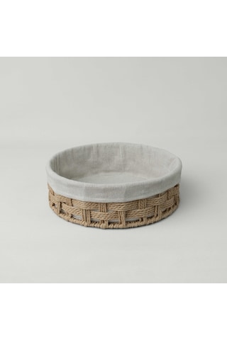 Linens Tidy Yuvarlak Sepet 29x10 Cm Naturel Naturel
