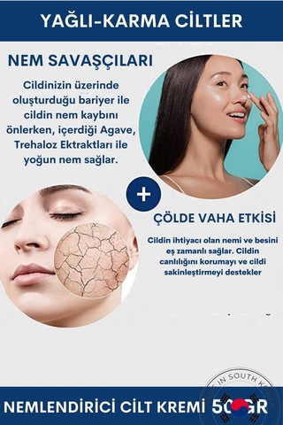 Dermal Dr+ Medm Facial Aqua Yağlı ve Karma Cilt Nemlendirici Krem 50 G