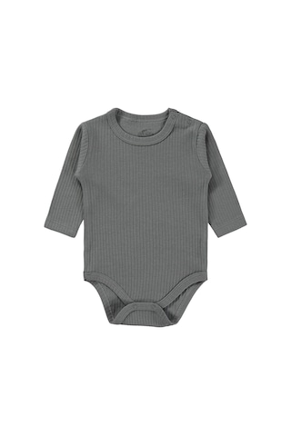 Minidamla Baby Minidamla Uzun Kol Basic 3'lü Set 1-18 Ay Çıtçıtlı Badi - Mavi