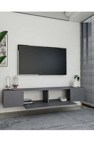 Kodaksct Duvara Montaj Tv Sehpası Beyaz-beyaz Beyaz-beyaz