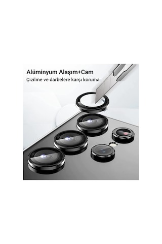 Newface - 553 - Samsung Galaxy Uyumlu Z Flip 5 Valdez Metal Kamera Lens - - Csmo-tex - Derin Mor