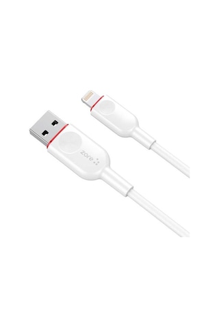 Zore Zcl-02 Lightning Uçlu Usb Kablo-Beyaz