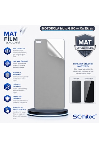 Motorola Moto G100 Uyumlu Ön Yüzey Mat Hidrojel Ekran Koruyucu 07831639