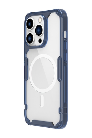 Nillkin Apple Uyumlu iPhone 14 Pro Max Magsafe Özellikli Nature Tpu Pro Kapak Mavi