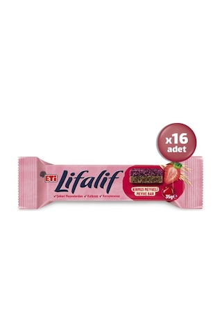 Lifalif Kırmızı Meyveli Meyve Bar 35 G X 16 Adet