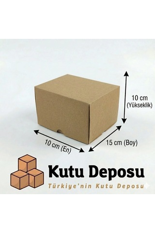 10x15x10 Cm E-ticaret Ve Kargo Kutusu Bardak Ve Mum Kutusu 100 Adet 1 Adet