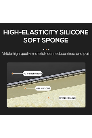 Yaozixa Bisiklet Jantı Silikon Yastık, Fren Lambası Takılabilir, Dağ Bisikleti İçin Konforlu, Yuvarlak Desenli Silikon Tipi Çok Renkli