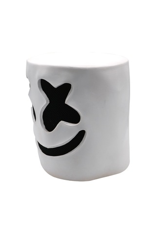 Marshmello Maskesi Dj Baş Örtüsü Cosplay Kaskı Parti Kostüm Aksesuarı Aksesuarları