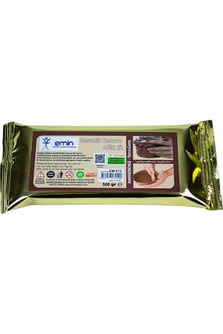 500 Gr. Kil Hamuru. Kahverengi. Seramik. Modelleme Çamuru. Doğal