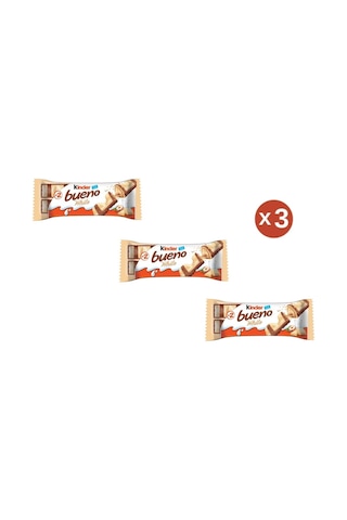 Kinder Bueno White Çikolata 39 Gr 3 Adet